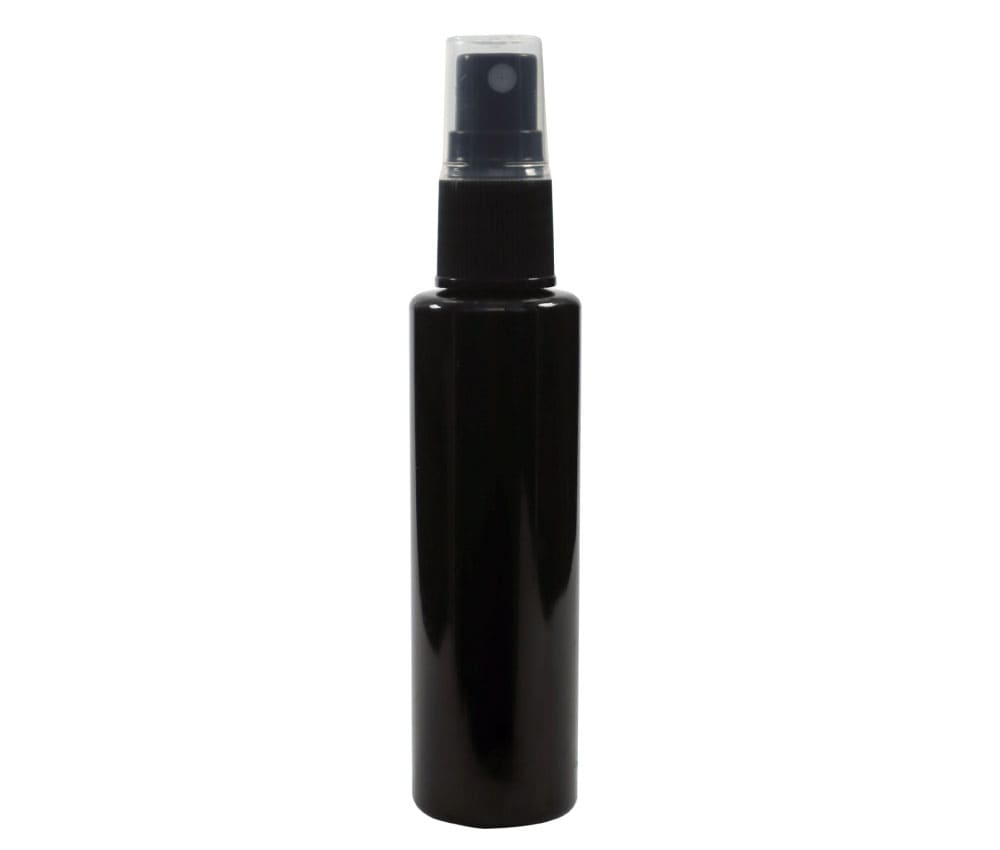 Botella cilíndrico negro pet 2 fl oz, cod: ME70422 - ME75342